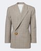 Bottega Veneta Bottega Veneta Checked double-breasted wool blazer - 1