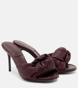 Bottega Veneta Bottega Veneta Cherry Intreccio leather mules