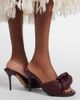 Bottega Veneta Bottega Veneta Cherry Intreccio leather mules - 2