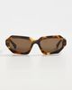 Bottega Veneta Bottega Veneta Classic Oval Sunglasses Brown-Brown-Brown One - 2