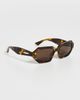 Bottega Veneta Bottega Veneta Classic Oval Sunglasses Brown-Brown-Brown One - 4