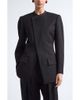 Bottega Veneta Bottega Veneta Collarless Wool Poudre Jacket - 1