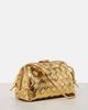 Bottega Veneta Bottega Veneta Concert Intrecciato metallic leather pouch - 4
