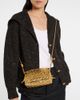 Bottega Veneta Bottega Veneta Concert Intrecciato metallic leather pouch - 7