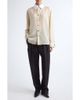Bottega Veneta Bottega Veneta Contrast Collar Stripe Button-Up Shirt - 1