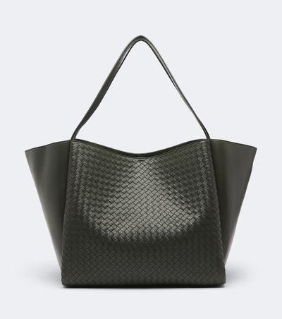 Bottega Veneta Bottega Veneta Corso Maxi Intrecciato leather tote bag