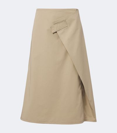 Bottega Veneta Bottega Veneta Cotton wrap skirt