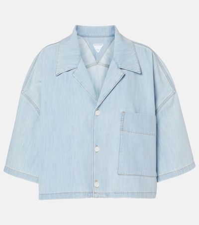 Bottega Veneta Bottega Veneta Cropped cotton denim shirt