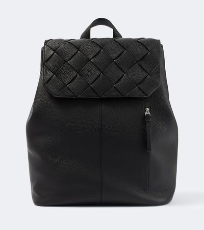 Bottega Veneta Bottega Veneta Diago Intreccio leather backpack