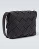 Bottega Veneta Bottega Veneta Diago Intreccio leather crossbody bag - 5