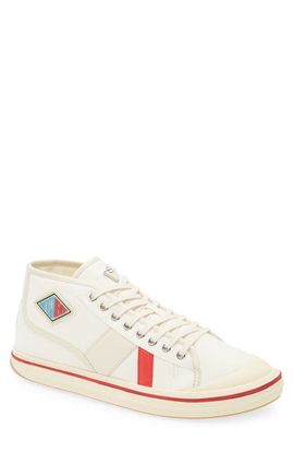 Bottega Veneta Bottega Veneta Eliot Mixed Media Mid Top Sneaker