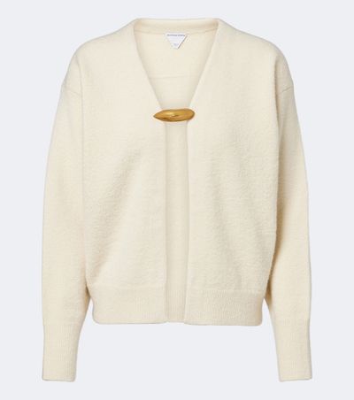 Bottega Veneta Bottega Veneta Embellished cashmere, wool, and silk cardigan