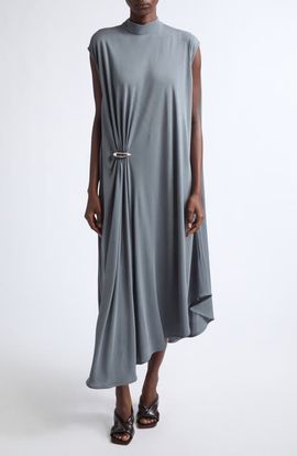 Bottega Veneta Bottega Veneta Embellished Crepe Jersey Maxi Dress