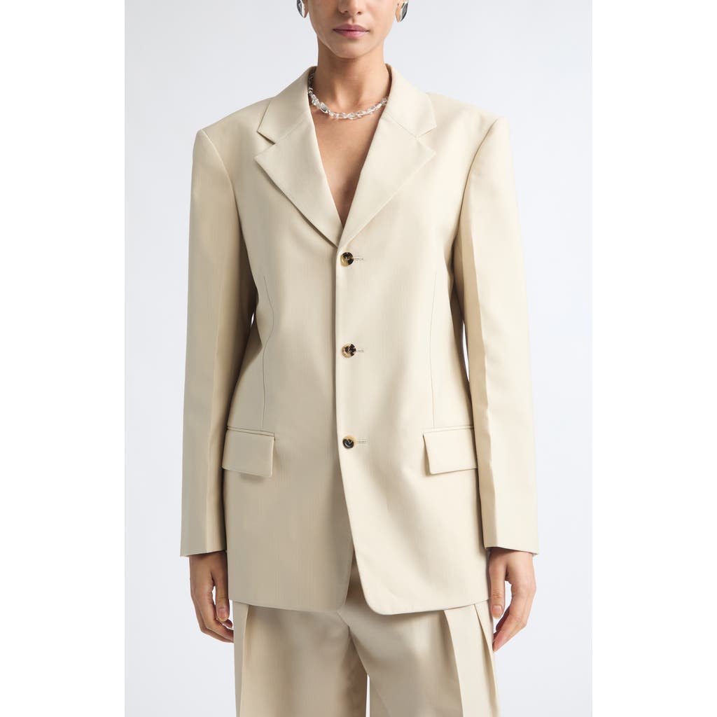 Bottega Veneta Bottega Veneta Faded Stripe Wool & Cotton Jacket