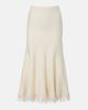 Bottega Veneta Bottega Veneta Fringed wool midi skirt - 1