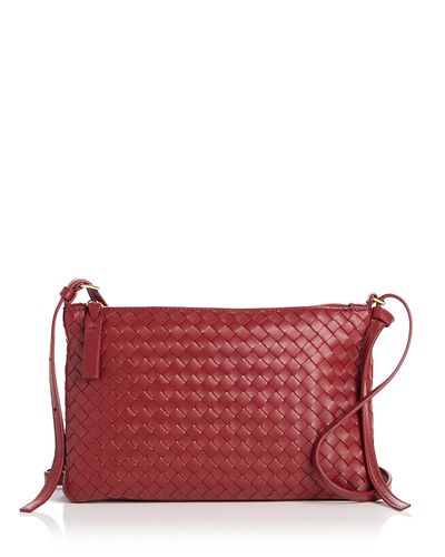 Bottega Veneta Bottega Veneta Gemellini Piccolo Pouch Intrecciato Leather Shoulder Bag