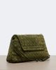 Bottega Veneta Bottega Veneta Giorno Intrecciato suede crossbody bag - 4