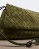 Bottega Veneta Bottega Veneta Giorno Intrecciato suede crossbody bag - 6