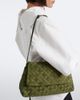 Bottega Veneta Bottega Veneta Giorno Intrecciato suede crossbody bag - 7