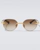 Bottega Veneta Bottega Veneta Glasant round sunglasses - 1