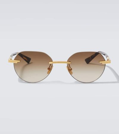 Bottega Veneta Bottega Veneta Glasant round sunglasses