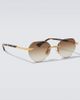 Bottega Veneta Bottega Veneta Glasant round sunglasses - 4