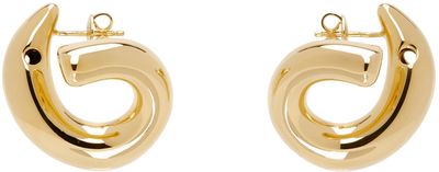 Bottega Veneta Bottega Veneta Gold Sardine Earrings