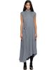 Bottega Veneta Bottega Veneta Gray Crepe Viscose Jersey Maxi Dress - 1