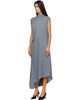 Bottega Veneta Bottega Veneta Gray Crepe Viscose Jersey Maxi Dress - 4