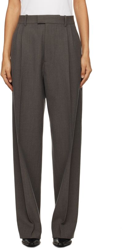 Bottega Veneta Bottega Veneta Gray Light Wool Trousers