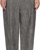 Bottega Veneta Bottega Veneta Gray Melange Viscose & Silk Trousers - 1
