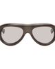 Bottega Veneta Bottega Veneta Gray Sardine Aviator Sunglasses - 1