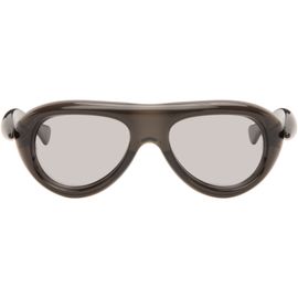 Bottega Veneta Bottega Veneta Gray Sardine Aviator Sunglasses