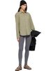 Bottega Veneta Bottega Veneta Gray Wool Rib Seamless Leggings - 5
