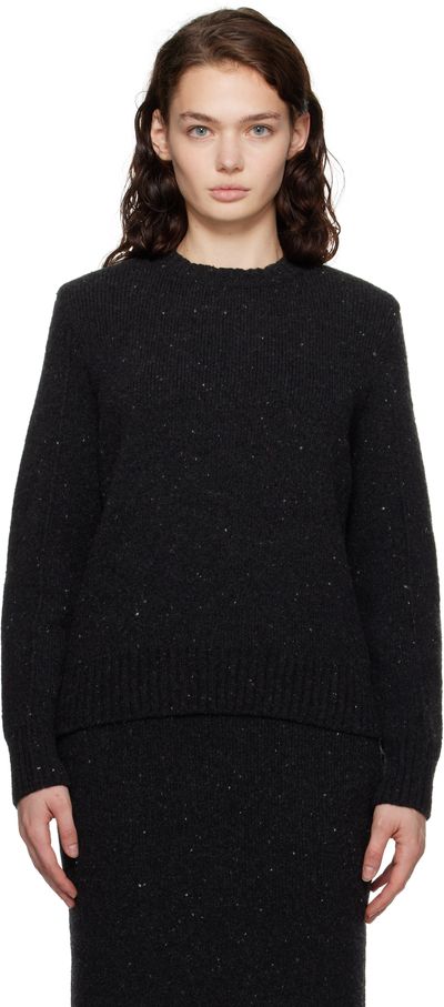 Bottega Veneta Bottega Veneta Gray Wool Tailored Sweater