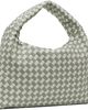 Bottega Veneta Bottega Veneta Green & Gray Small Hop Bag - 3