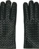 Bottega Veneta Bottega Veneta Green Intrecciato Leather Gloves - 1