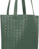 Bottega Veneta Bottega Veneta Green Small Intrecciato Tote - 3