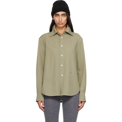 Bottega Veneta Bottega Veneta Green Wool Shirt