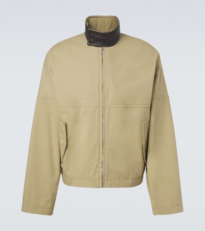 Bottega Veneta Bottega Veneta Intrecciato cotton blouson jacket