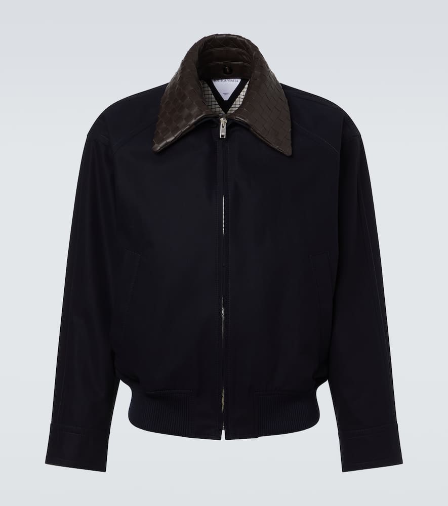 Bottega Veneta - Intrecciato cotton twill blouson jacket