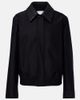 Bottega Veneta Bottega Veneta Intrecciato leather-trimmed canvas jacket - 1