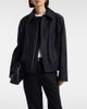 Bottega Veneta Bottega Veneta Intrecciato leather-trimmed canvas jacket - 2