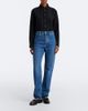Bottega Veneta Bottega Veneta Intrecciato leather-trimmed slim jeans - 7