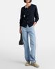 Bottega Veneta Bottega Veneta Intrecciato leather-trimmed straight jeans - 2
