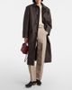Bottega Veneta Bottega Veneta Intrecciato leather-trimmed trench coat - 2