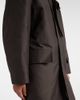 Bottega Veneta Bottega Veneta Intrecciato leather-trimmed trench coat - 4