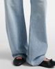 Bottega Veneta Bottega Veneta Intrecciato leather-trimmed wide-leg jeans - 4