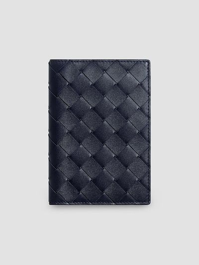 Bottega Veneta Bottega Veneta Intrecciato Leather Passport Case