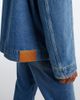 Bottega Veneta Bottega Veneta Intrecciato oversized denim jacket - 4